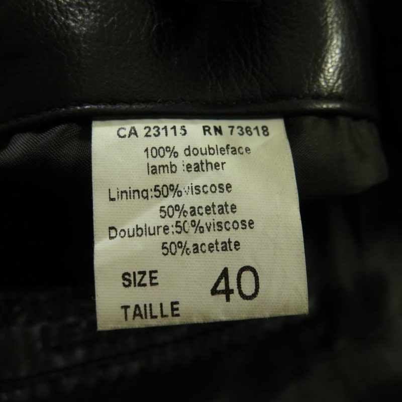 Hugo Boss Lamb Leather Sport Coat Jacket 40 R Mens New Brown Spain Made ...