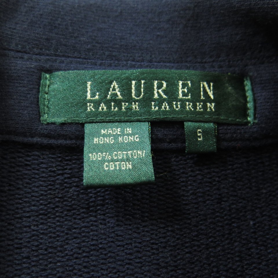 Lauren Ralph Lauren Jacket Womens S Navy Blue Soft Cotton | The ...