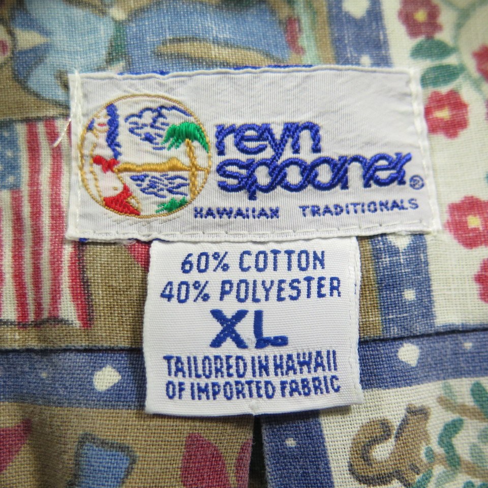 Reyn Spooner 2004 Shirt Mens XL Patriotic USA Made Limited Issue | The ...
