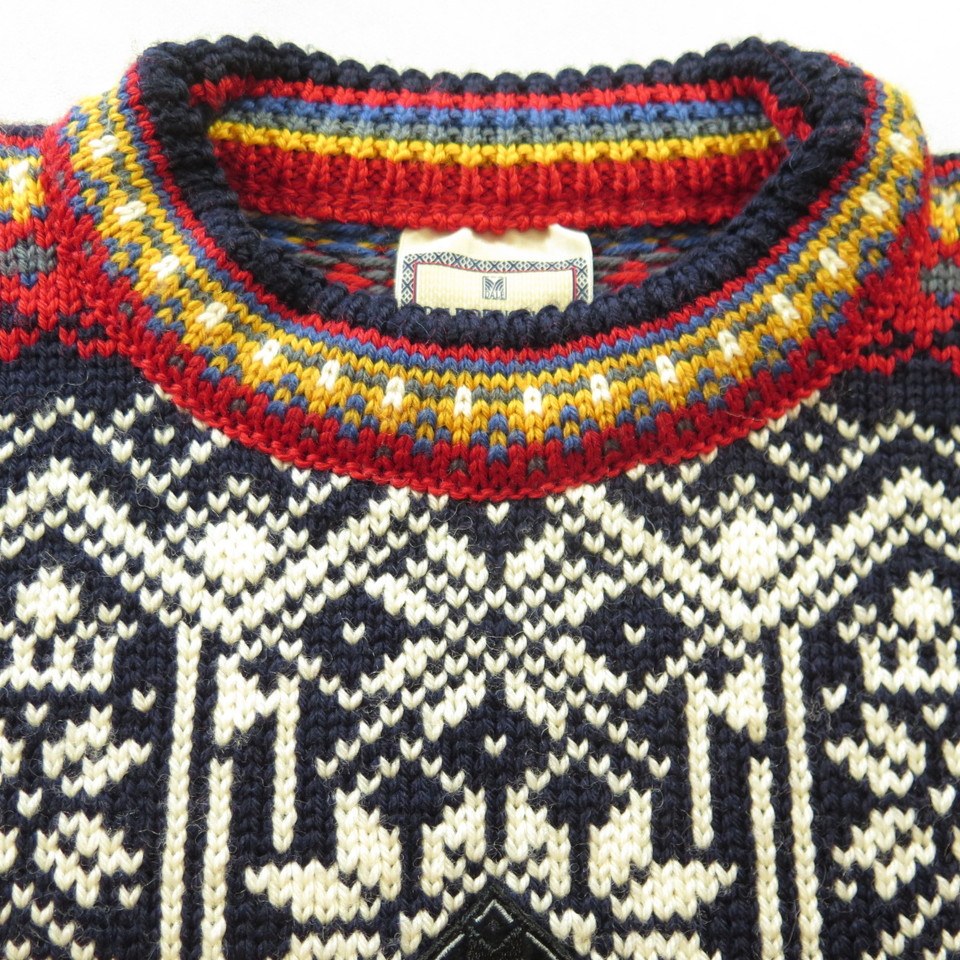 Dale of Norway Norge 2000 Wool Sweater Womens 12 Norwegian Knitwear ...