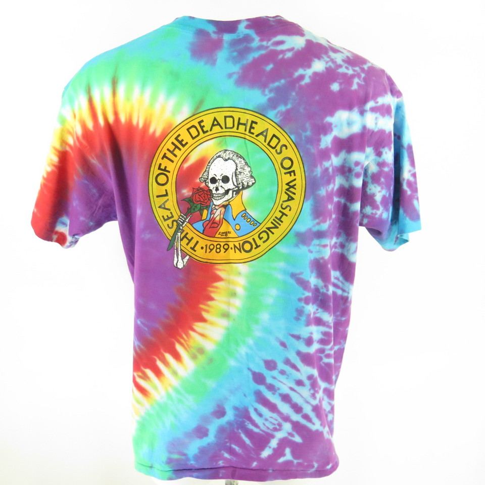 Vintage 80s Grateful Dead Band T-Shirt Mens XXL Deadstock Seattle ...