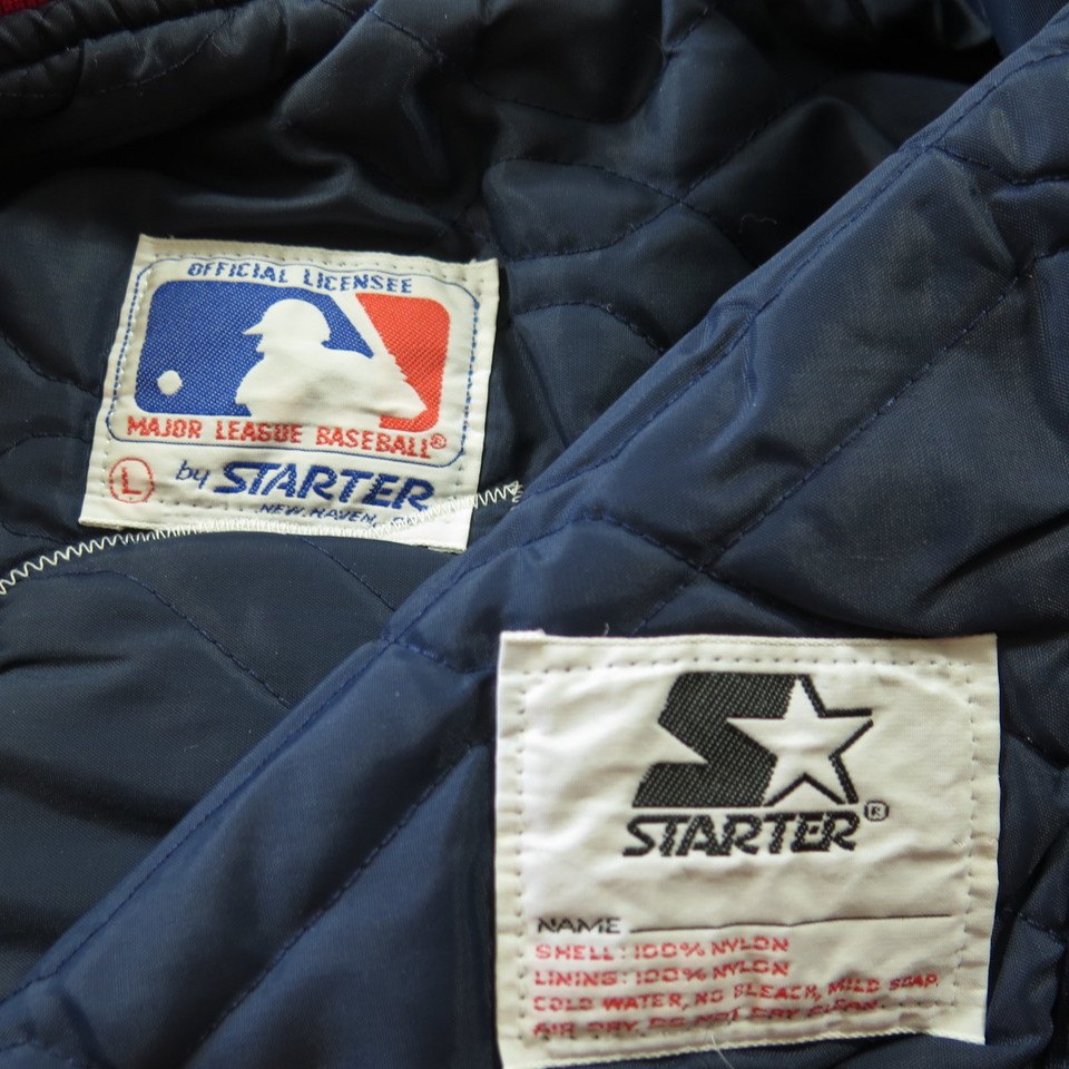 Los Angeles Angels Jacket Men XL Adult Blue Starter Satin MLB Baseball  Vintage