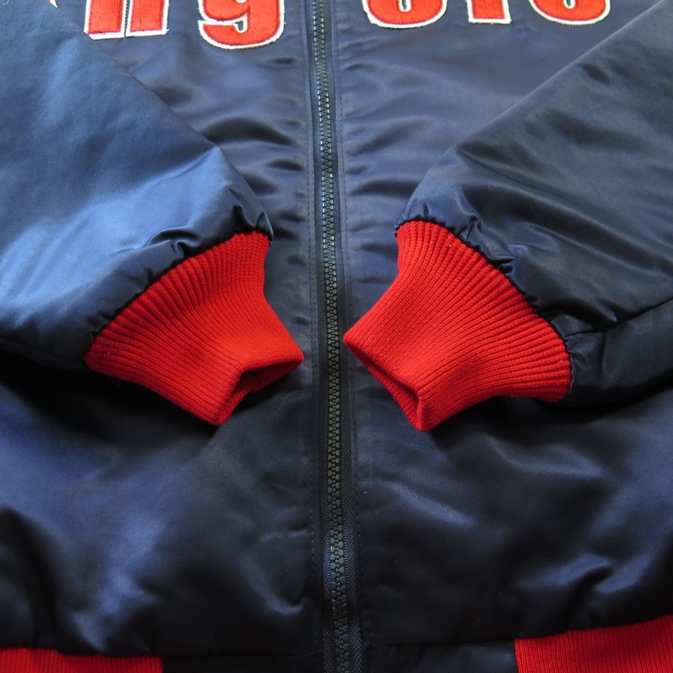 Vintage s California Anaheim Angels Starter Jacket Mens L Satin