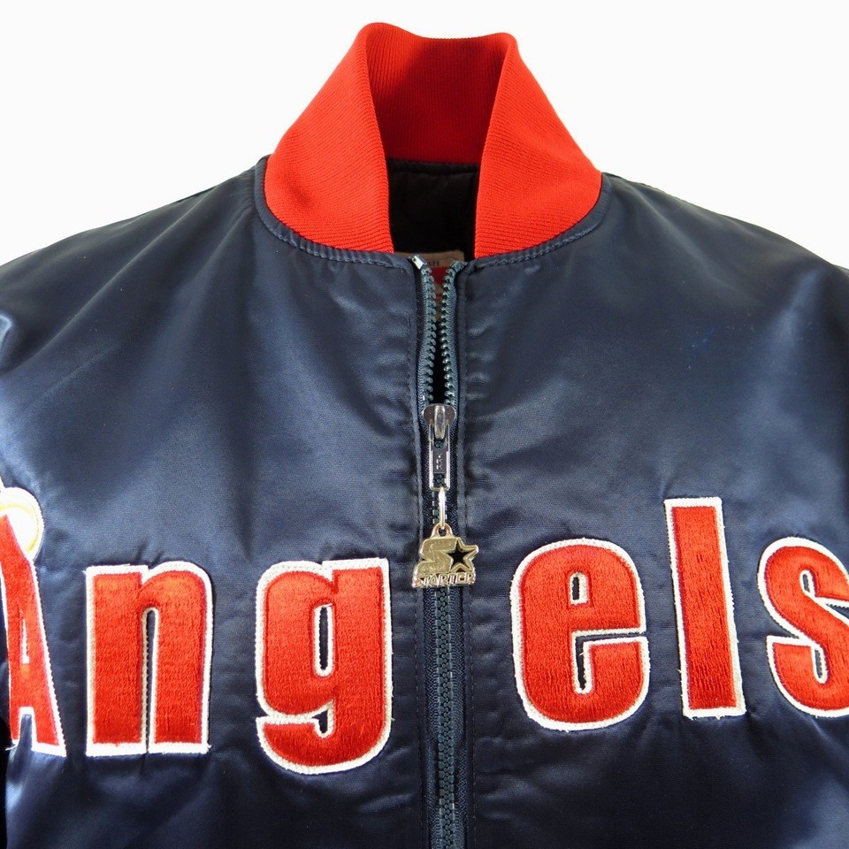 Vintage🔥 Starter Diamond Anaheim California Angels MLB Satin Lining Jacket  L