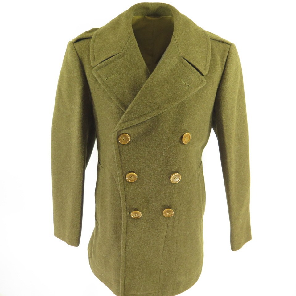 Wool military trench on sale coat