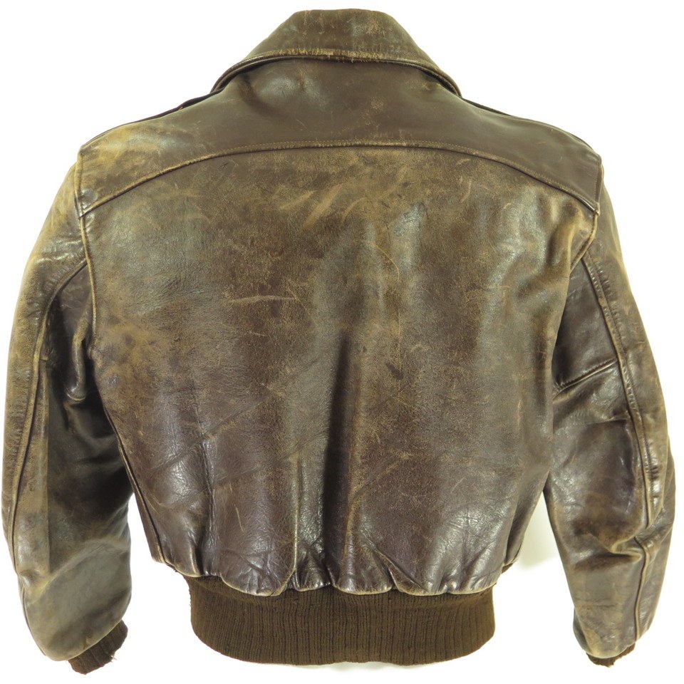 Vintage 50s Rockabilly Leather Jacket M Union Made Motorcycle | The ...