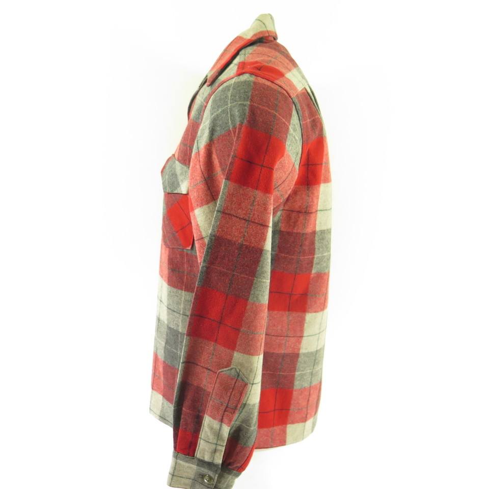 50s-wool-plaid-shirt-merrill-woolen-mills-H87G-3