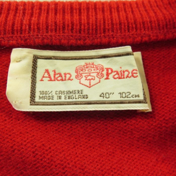 60s-Alan-Paine-argyle-plaid-cardigan-sweater-H88I-6