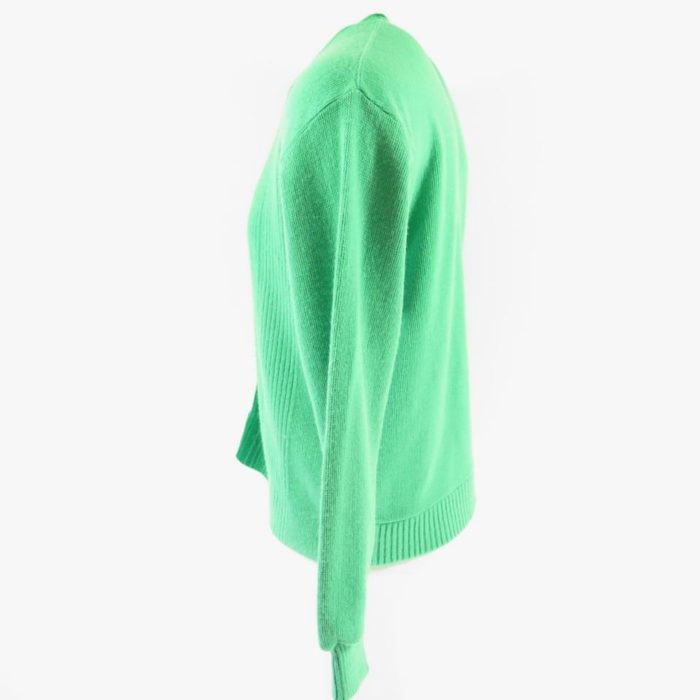 60s-Carigan-sweater-green-virgin-orlon-acrylic-H87K-3