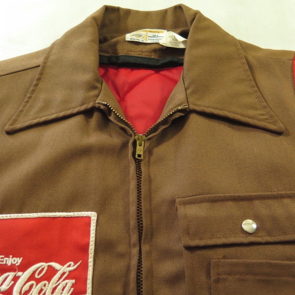 Vintage 60s Coca-Cola Work Jacket Mens 38 Long USA Made Riverside  Masterbuilt | The Clothing Vault