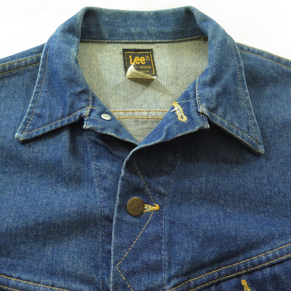 Vintage 60s Lee Denim Trucker Jacket S Union Made Classic | The Clothing  Vault