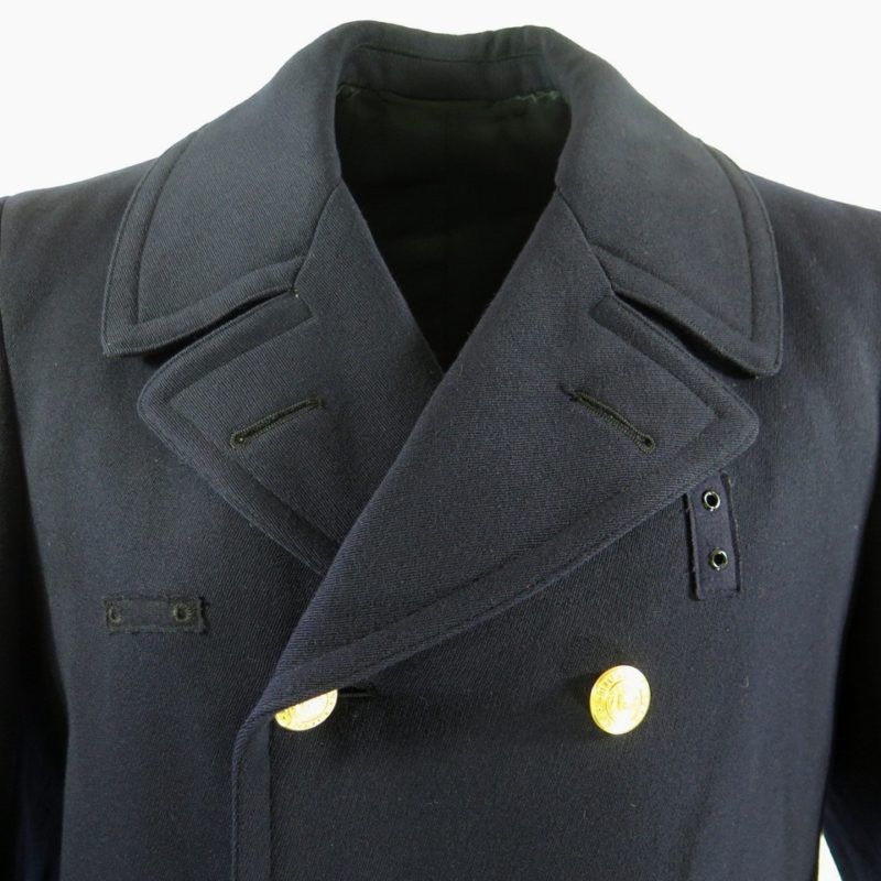 Vintage 60s Chicago Police Uniform Pea Coat 40 Medium Union Made ...