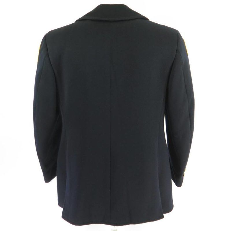 Vintage 60s Chicago Police Uniform Pea Coat 40 Medium Union Made