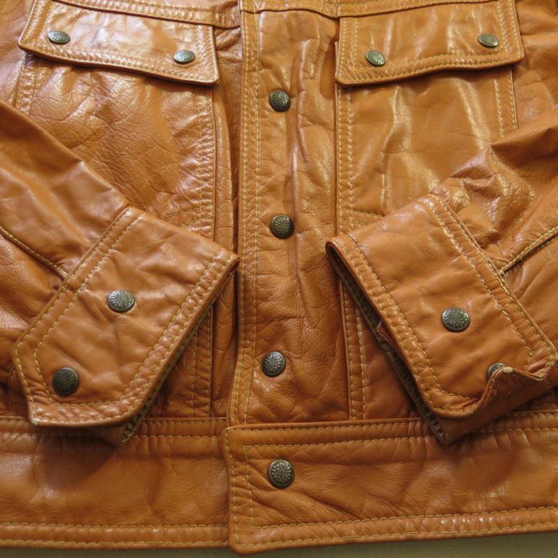 Vintage 60s Boho Brown Leather Jacket Mens 42 Woodstock Style | The ...