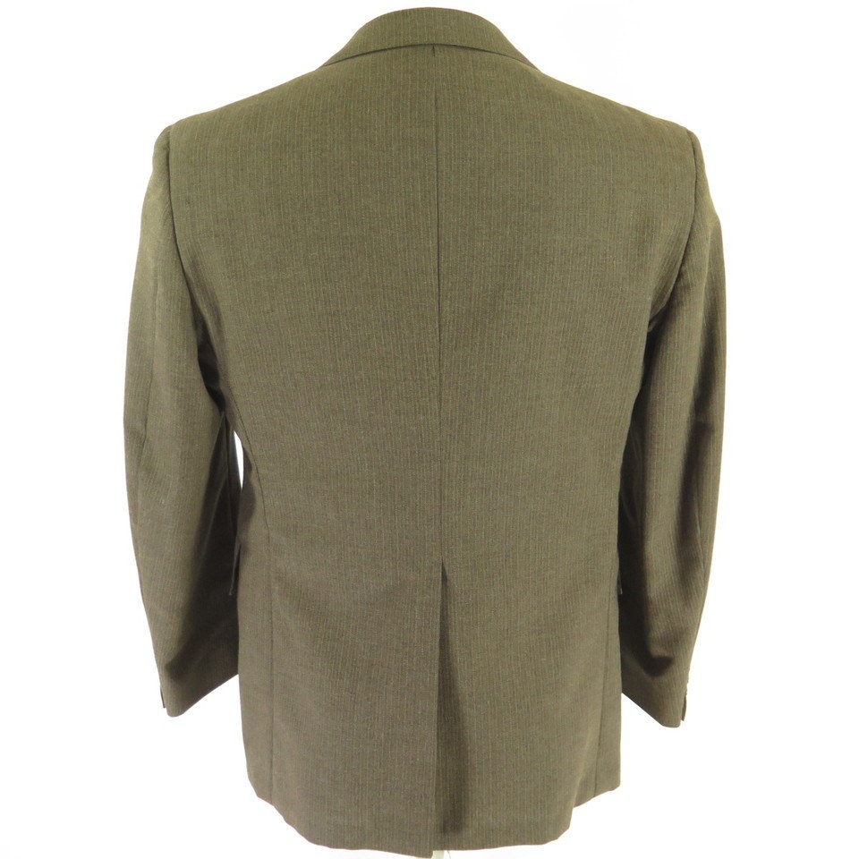 Vintage 70s Wide Lapel 3 Piece Suit Jacket 42 Pants 36 x 31 Deadstock ...