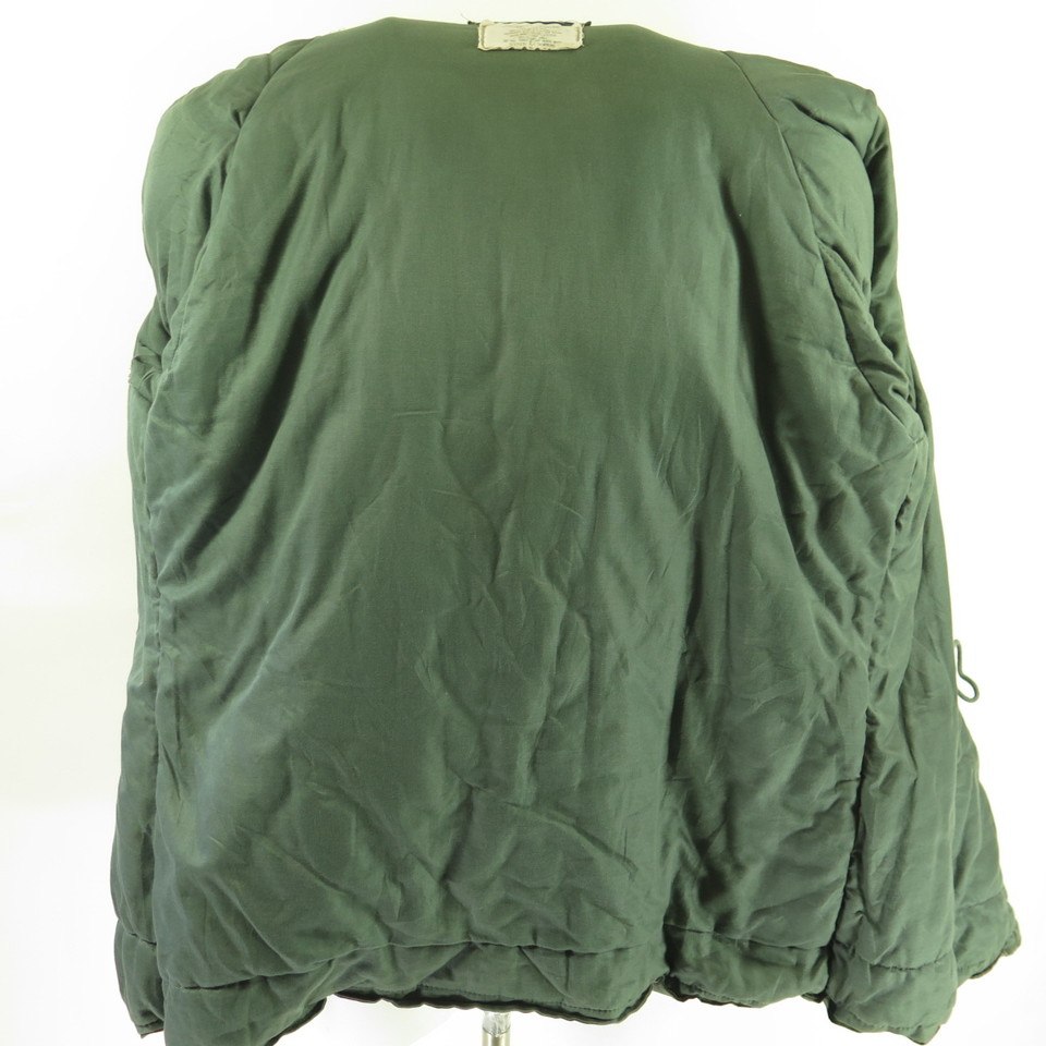 Vintage 70s N-3B Parka Mens L Military Snorkel Coat USA Sage