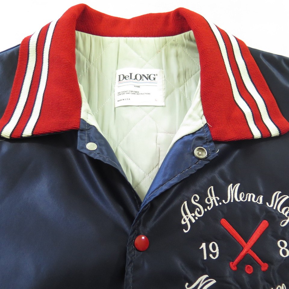 New York Yankees Polo Ralph Lauren Satin Jacket - Red