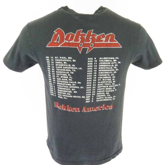 80s-Dokken-tour-t-shirt-mens-Hanes-H87J-2