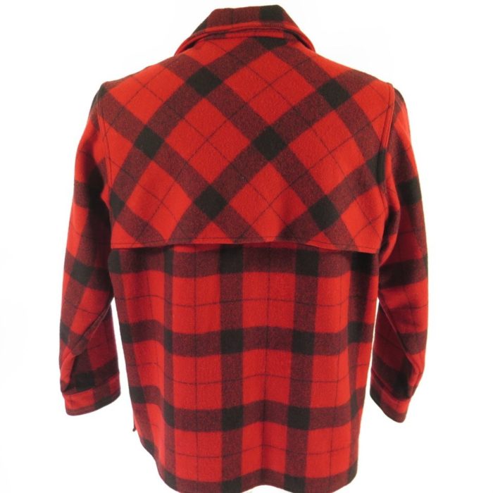 Vintage 80s Filson Wool Cape Shirt Jacket Mens 44 Mackinaw Buffalo ...