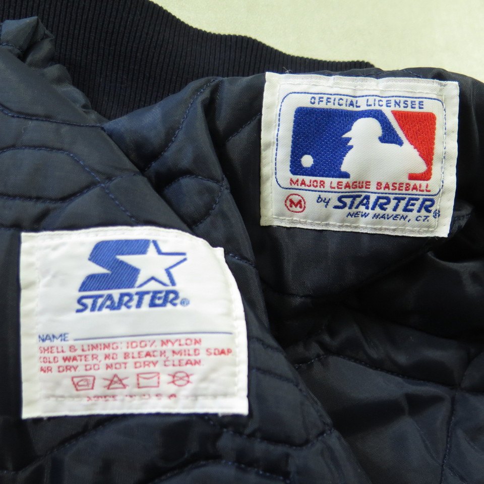 Vintage 80s New York Yankees Starter Jacket Mens M Satin MLB Baseball ...