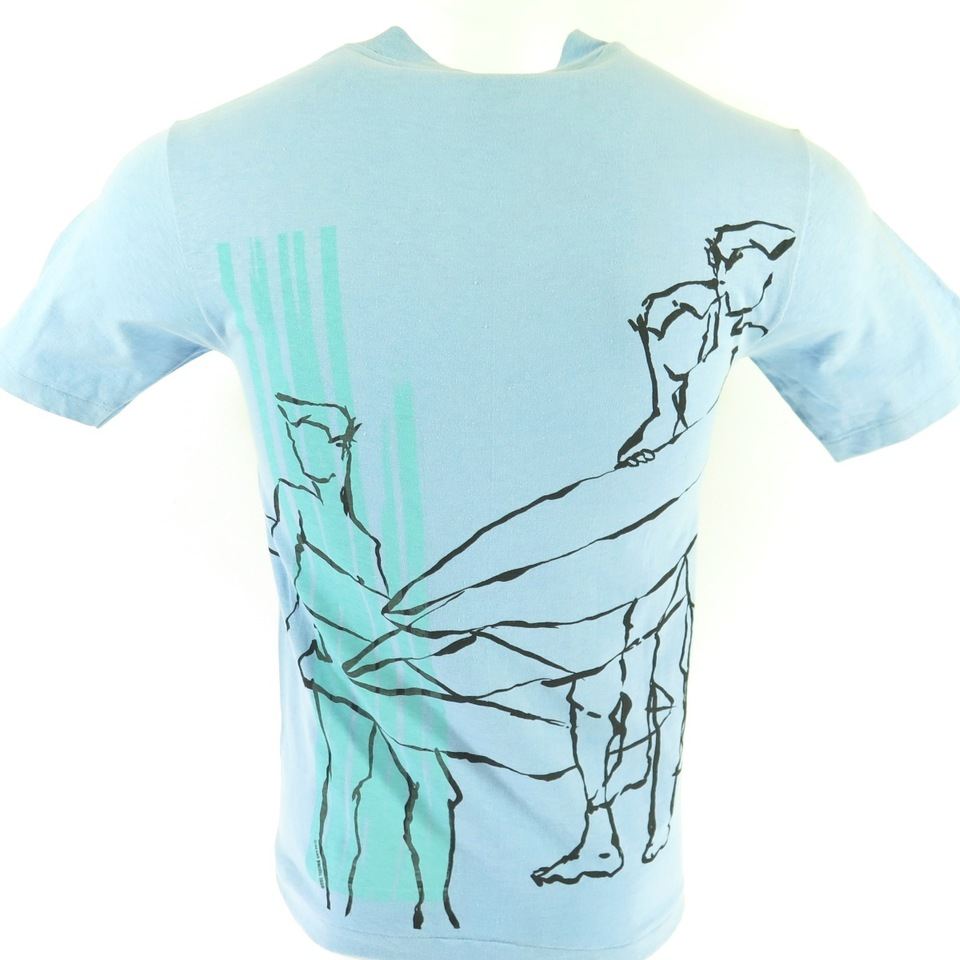 Vintage 80s OP Ocean Pacific Surfer Tee T-Shirt Small Surf Board Beach Life  | The Clothing Vault