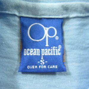 Vintage 80s OP Ocean Pacific Surfer Tee T-Shirt Small Surf Board Beach ...