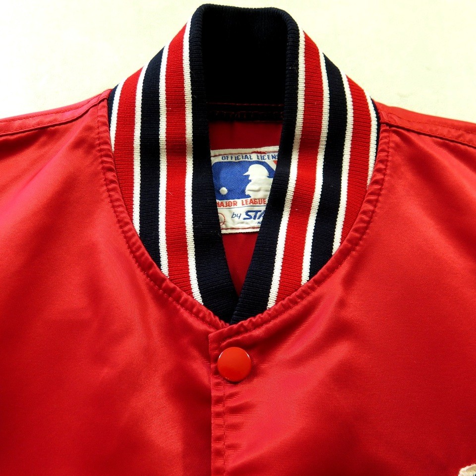 Starter St. Louis Cardinals Varsity Satin Full-Snap Jacket L / SL Cardinals Red Mens Outerwear