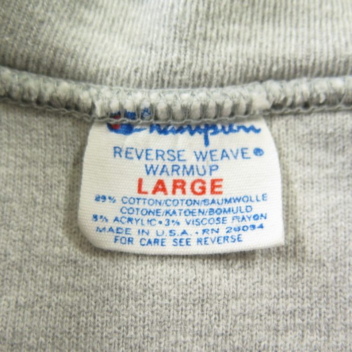 Vintage 80s Princeton Champion Sweatshirt Mens L Reverse