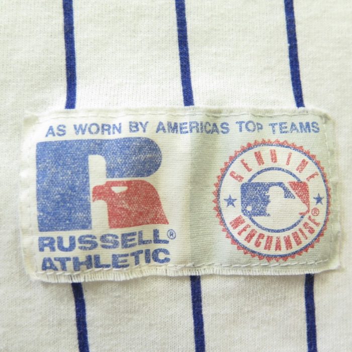 Vintage 80s Chicago Cubs Jersey Shirt Mens L MLB Baseball 50/50 Russell  Athletic