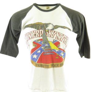 Vintage 80s Lynyrd Skynyrd Band T-Shirt L Screen Stars Tribute Tour ...