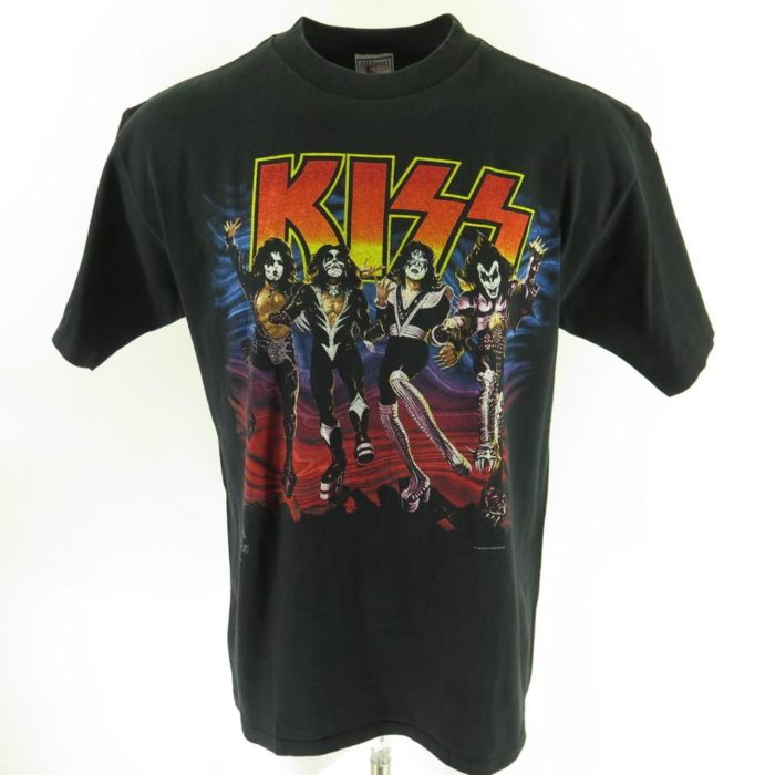 Vintage 90s KISS Band T-Shirt XL Deadstock 20 Years of Destruction Allsport  USA