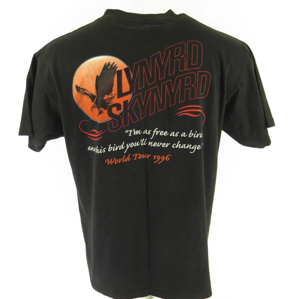 Vintage 90s Lynyrd Skynyrd Band T-Shirt XL Deadstock World Tour Free Bird  USA | The Clothing Vault