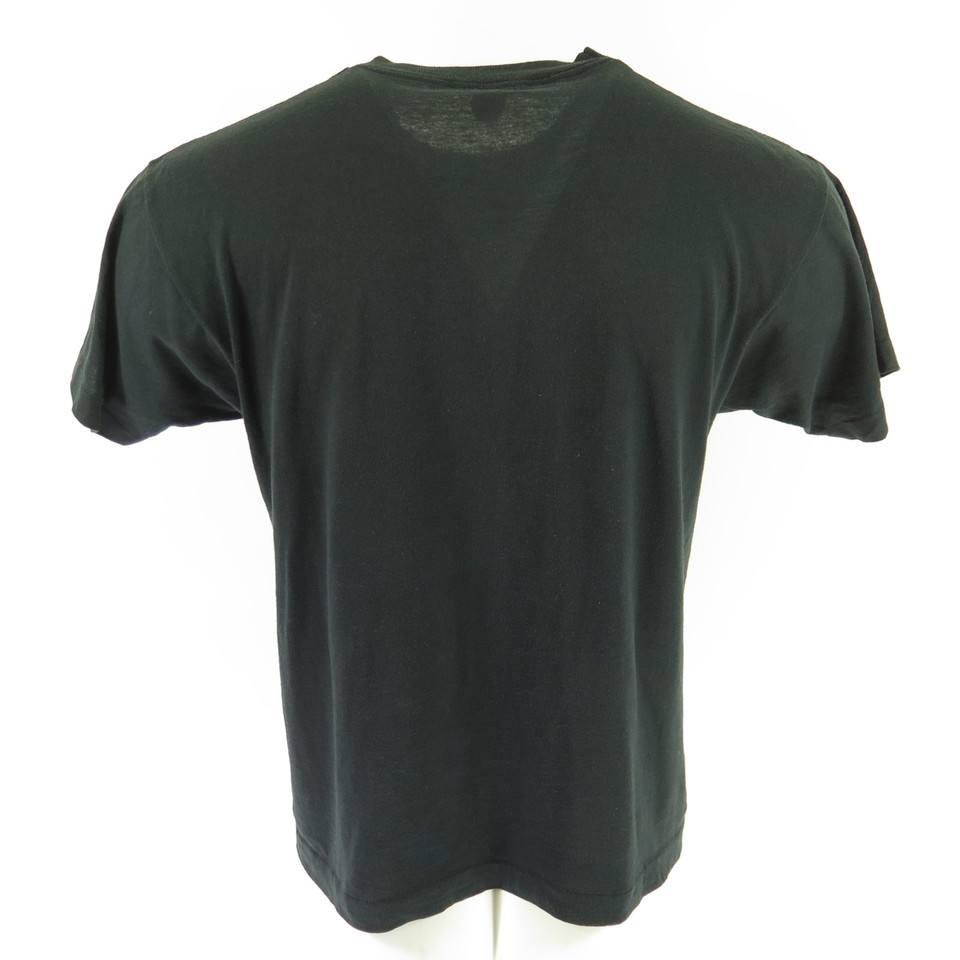 ShopNastyUSA Vtg 90s Chicago Bulls Graphic Tee Black Long Sleeve T Shirt 1990s Vintage Men's Large L