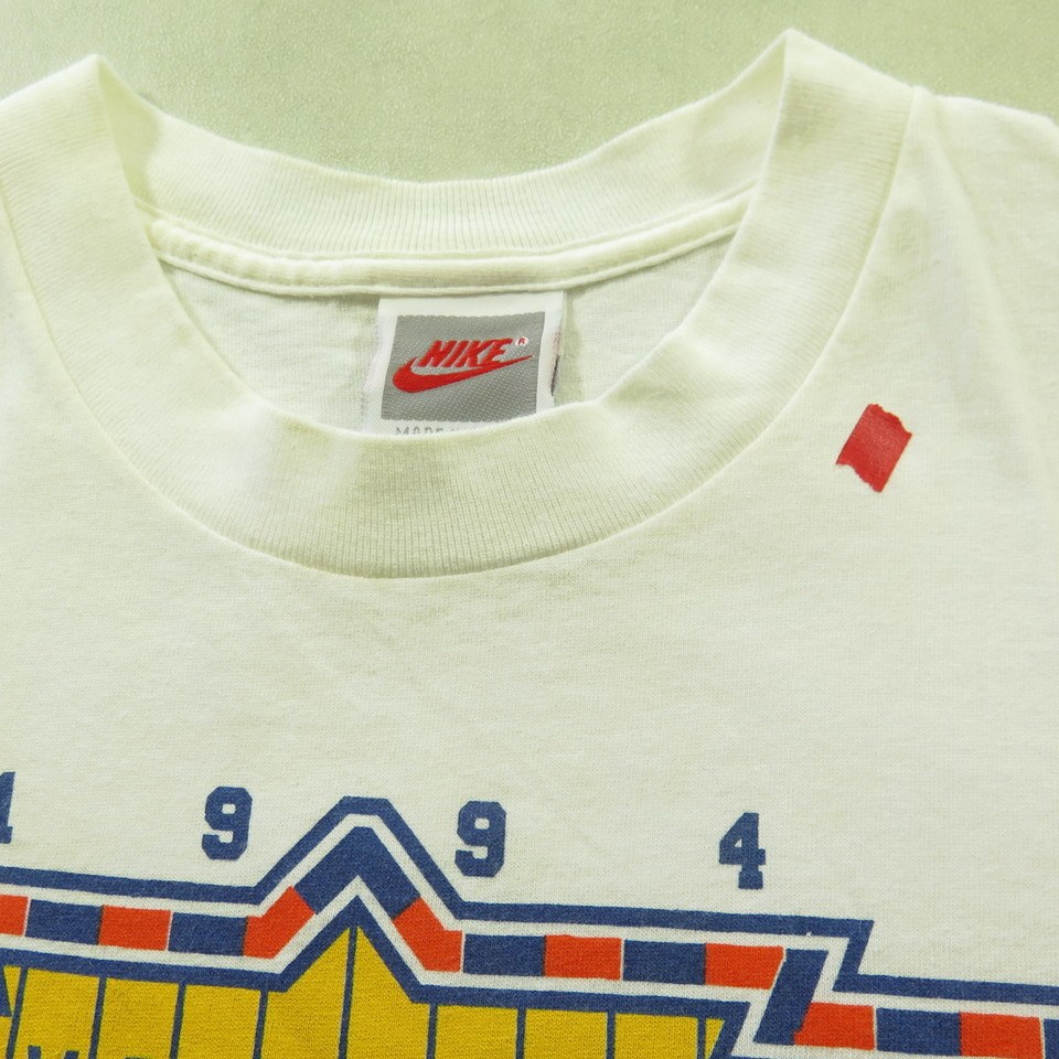 Vintage 1990's Nike Air Big Swoosh Basketball Jersey Sz.XL / Sole Food SF