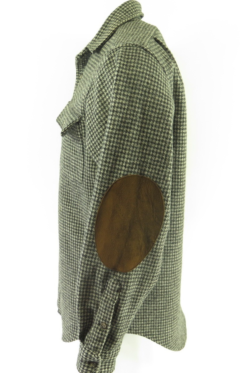 Ralph Lauren wool check Jacket 90’s OLD Vintage 80s Polo Plaid Wool Jacket Ralph Lauren L Center Zip