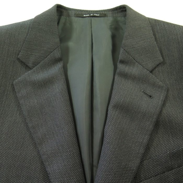Armani Collezioni Herringbone Suit 2 Piece Jacket Pants 44 36 x 31 Italy  Made | The Clothing Vault