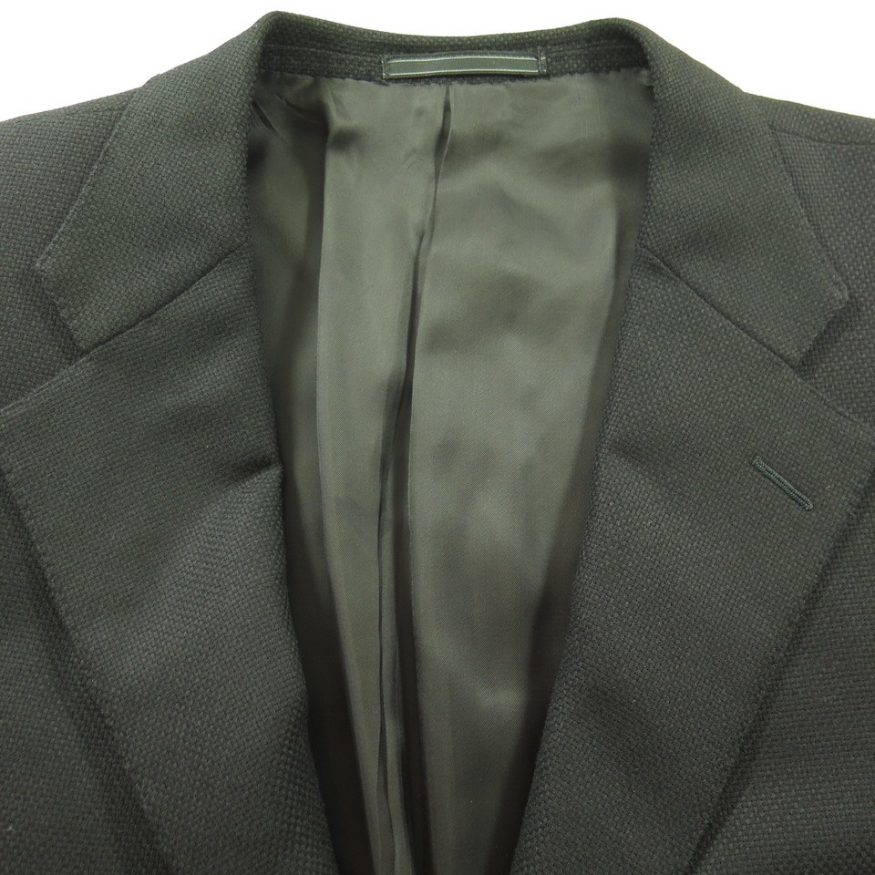 Ermenegildo Zegna Sport Coat Jacket 44 R or Large Black 56 EU Classic ...