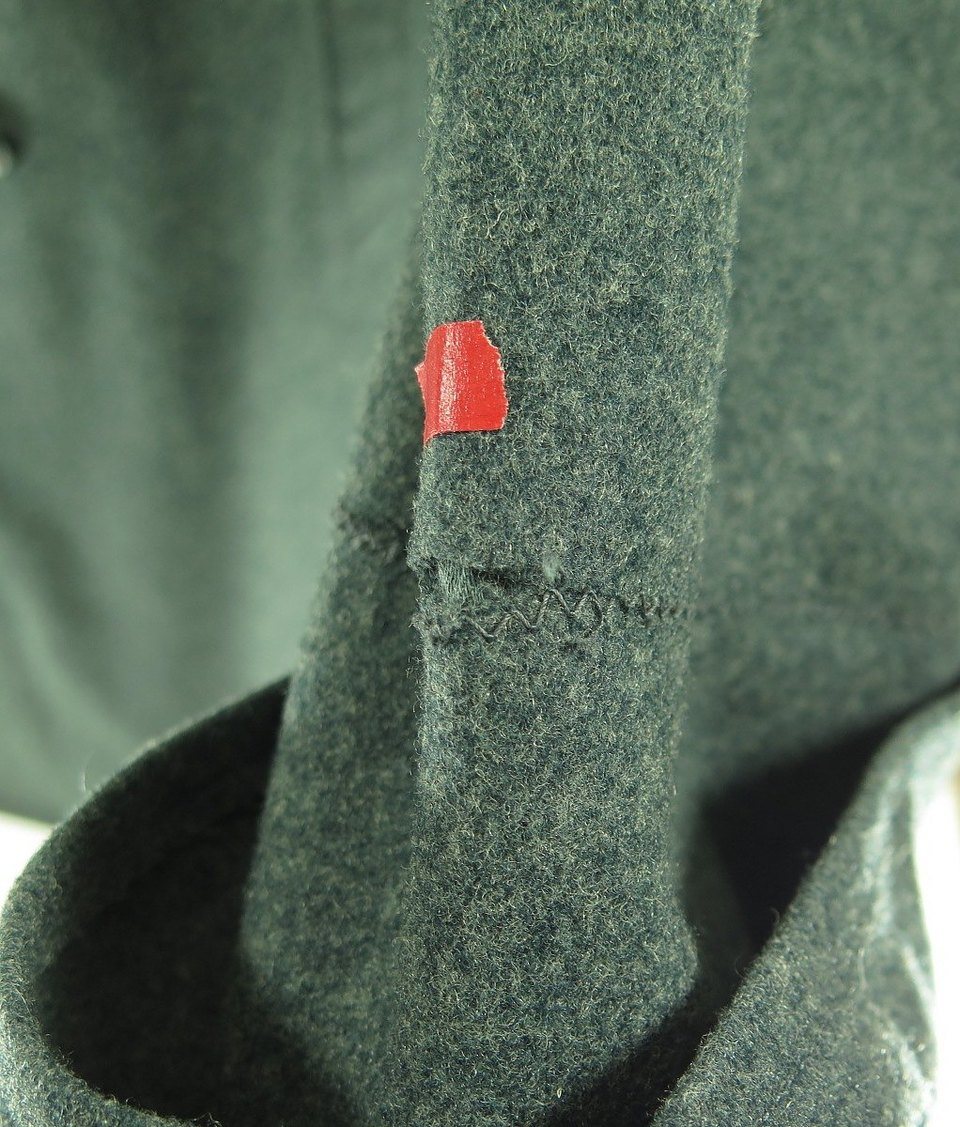 Vintage S Swiss Army Coat Wool Overcoat Medium Switzerland The