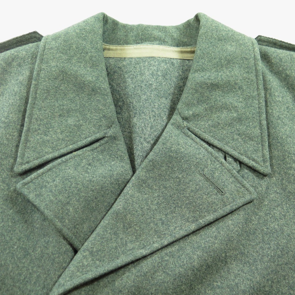 Vintage 60s Swiss Army Coat Wool Overcoat Medium Switzerland | The ...