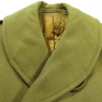 Vintage 30s WWII Era Army Officer Coat Mens 39 Melton Wool Mackinaw ...