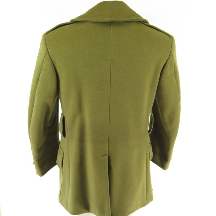Vintage 30s WWII Era Army Officer Coat Mens 39 Melton Wool Mackinaw ...