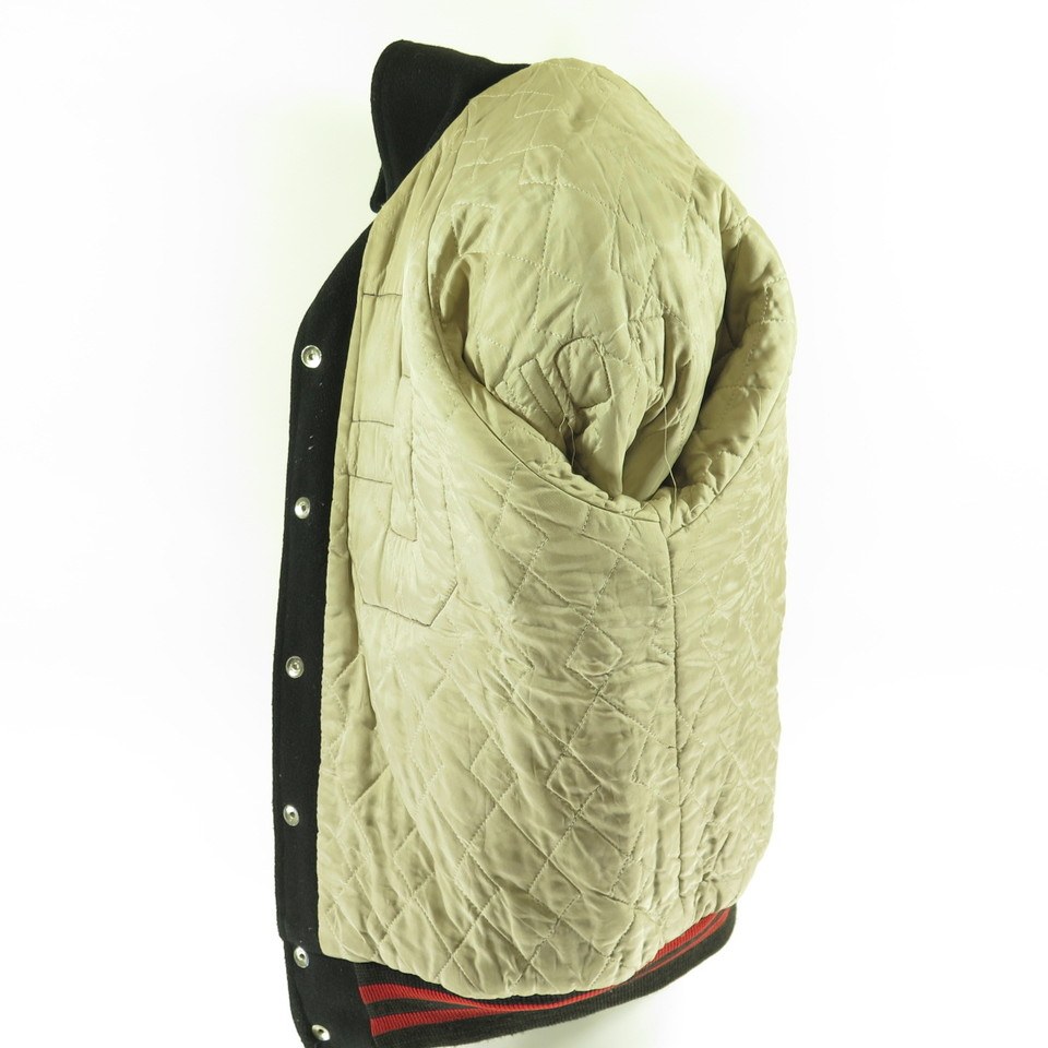 Vintage 80s Columbia Fencing Team Varsity Jacket Large New Jersey High