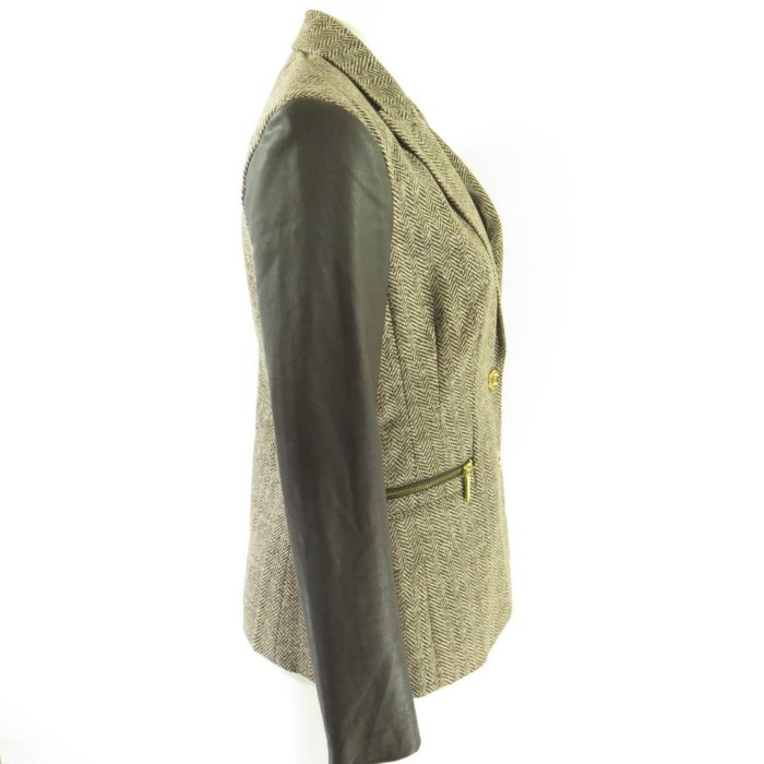 Michael-Kors-herringbone-blazer-jacket-H88Y-4