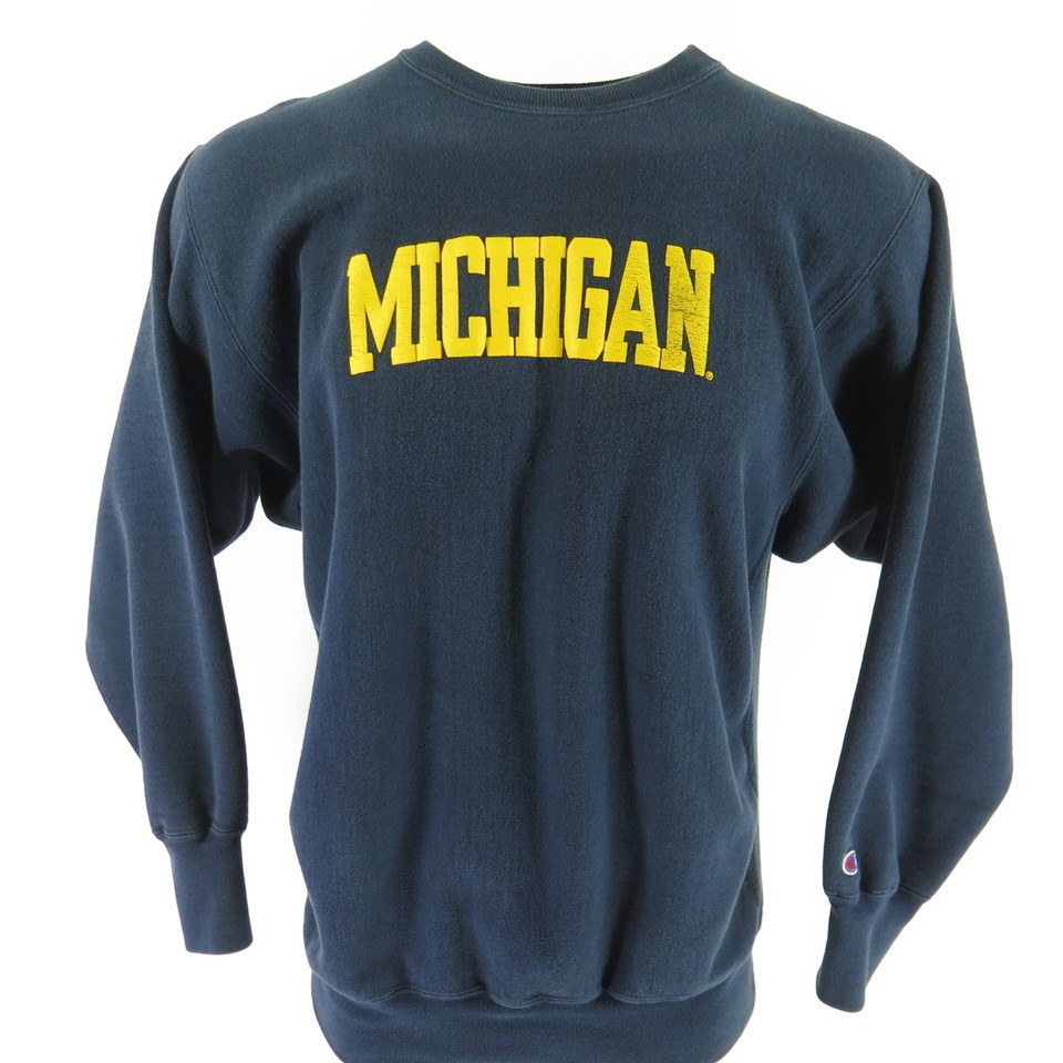 Vintage 90s Michigan University Champion Sweatshirt Mens 2XL ...