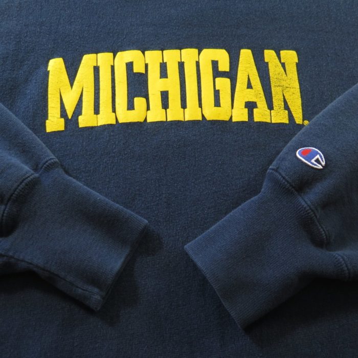 Vintage 90s Michigan University Champion Sweatshirt Mens 2XL