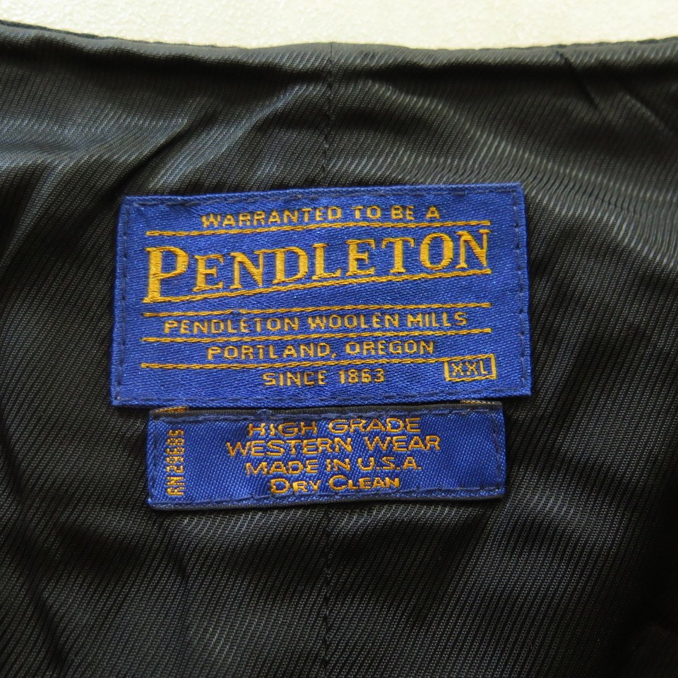 Vintage Pendleton Southwestern Vest 2XL Native American USA Deadstock ...