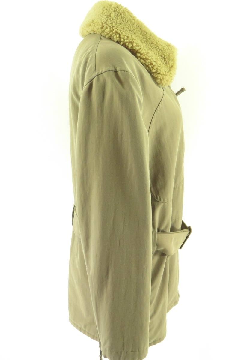 Polo Sport Ralph Lauren Coat Womens S Tan Quilted Liner Shearling