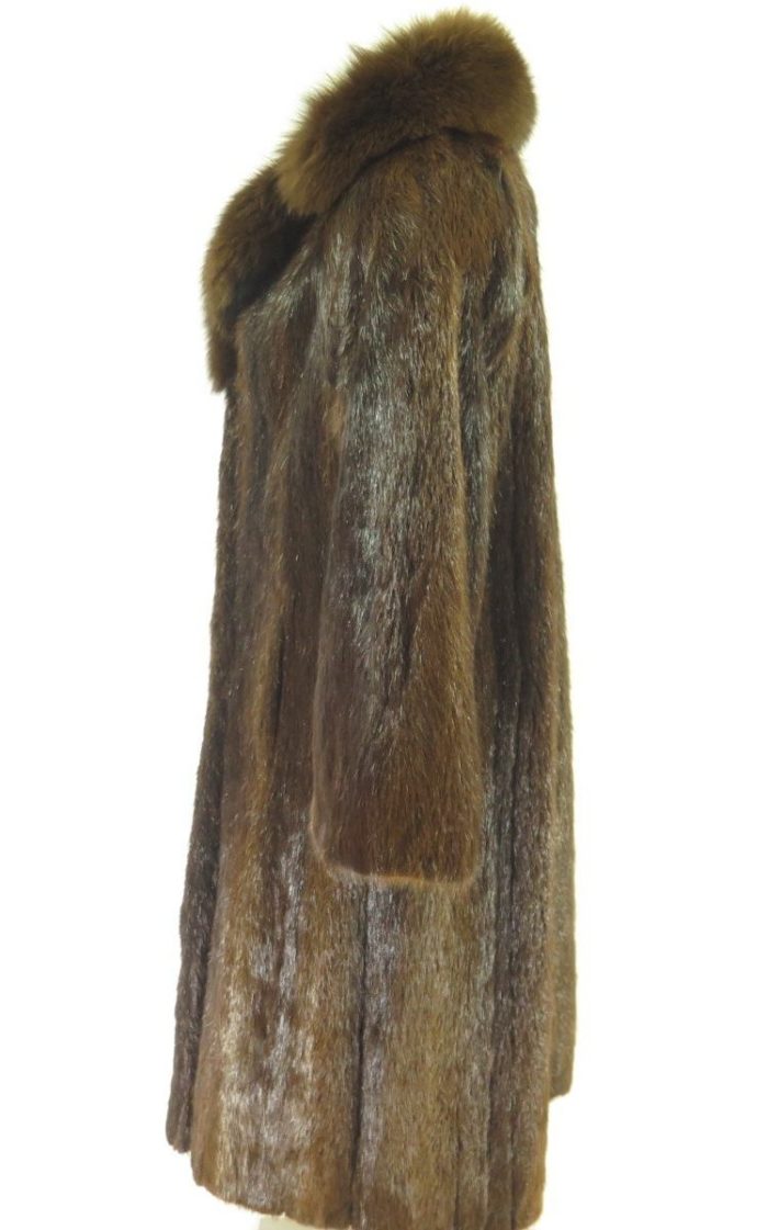 womens-beaver-fur-overcoat-long-coat-brown-H90P-3