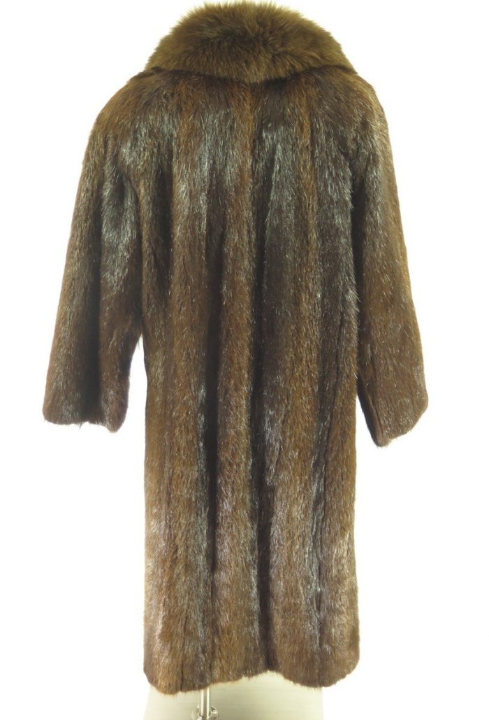 womens-beaver-fur-overcoat-long-coat-brown-H90P-5