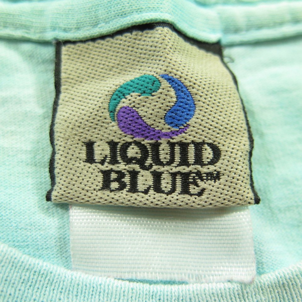 Liquid Blue Grateful Dead Amusement Park Tie-Dye T-Shirt XLarge
